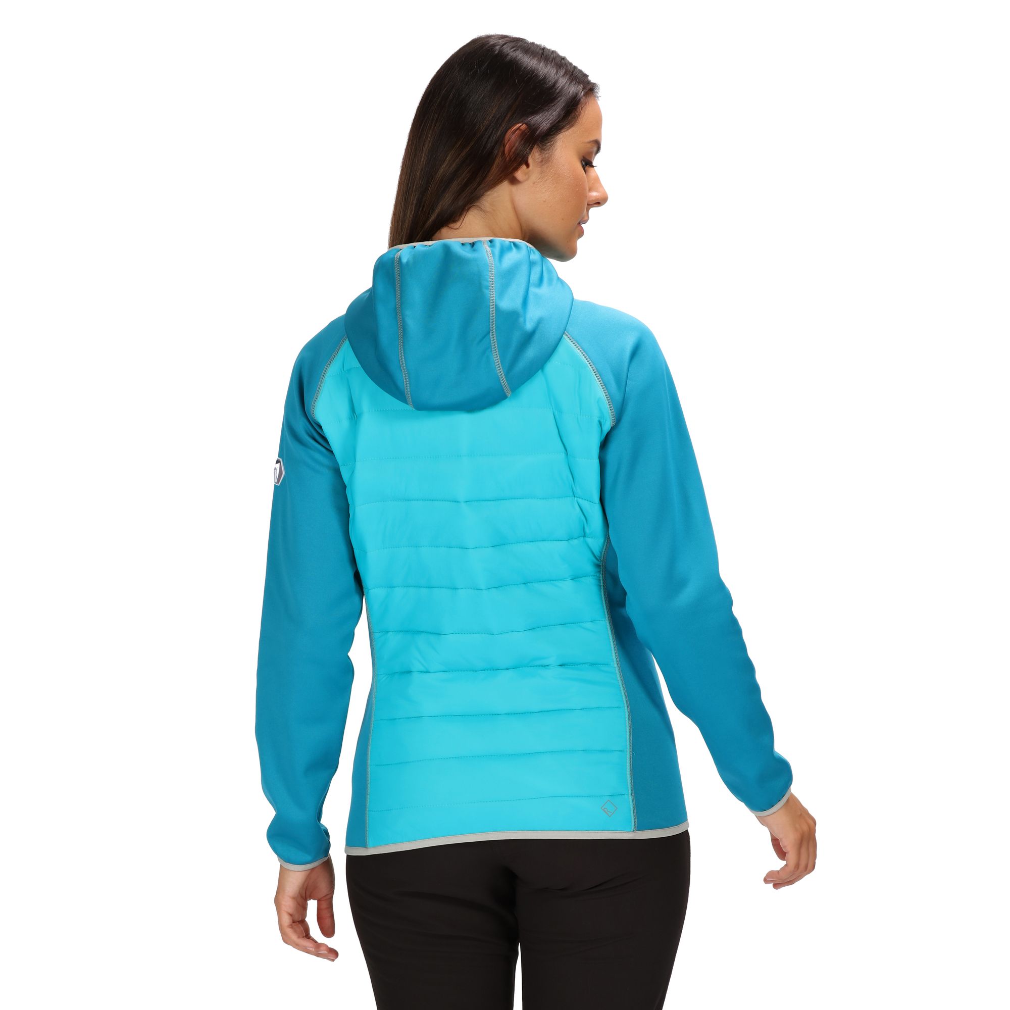 Regatta Womens Andreson Iv Showerproof Lightweight Insulated Hybrid Down Hooded Baffled//Quilted Jackets
