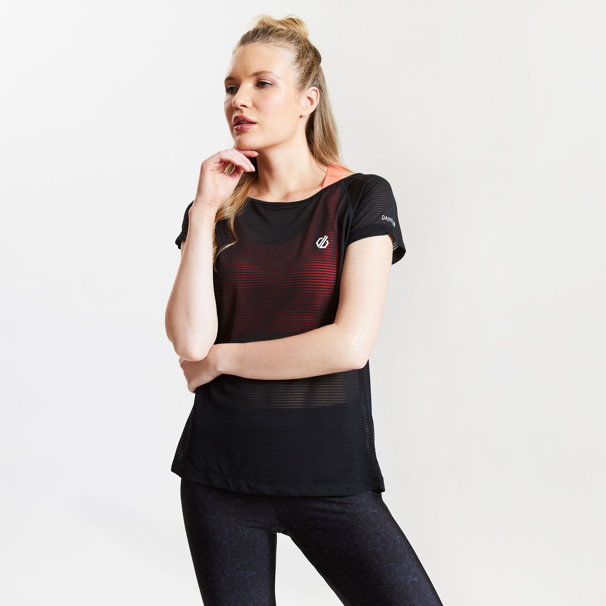 Dare 2b Damen Womens Defy Lightweight Wicking Short Sleeve T Shirt