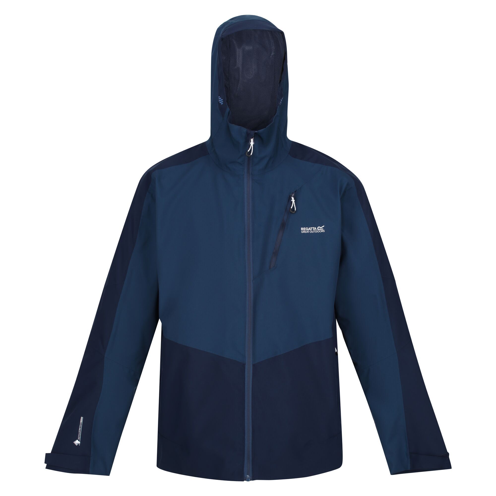 Regatta Mens Highton Stretch II Waterproof Jacket Moonlight Denim/Navy XXL