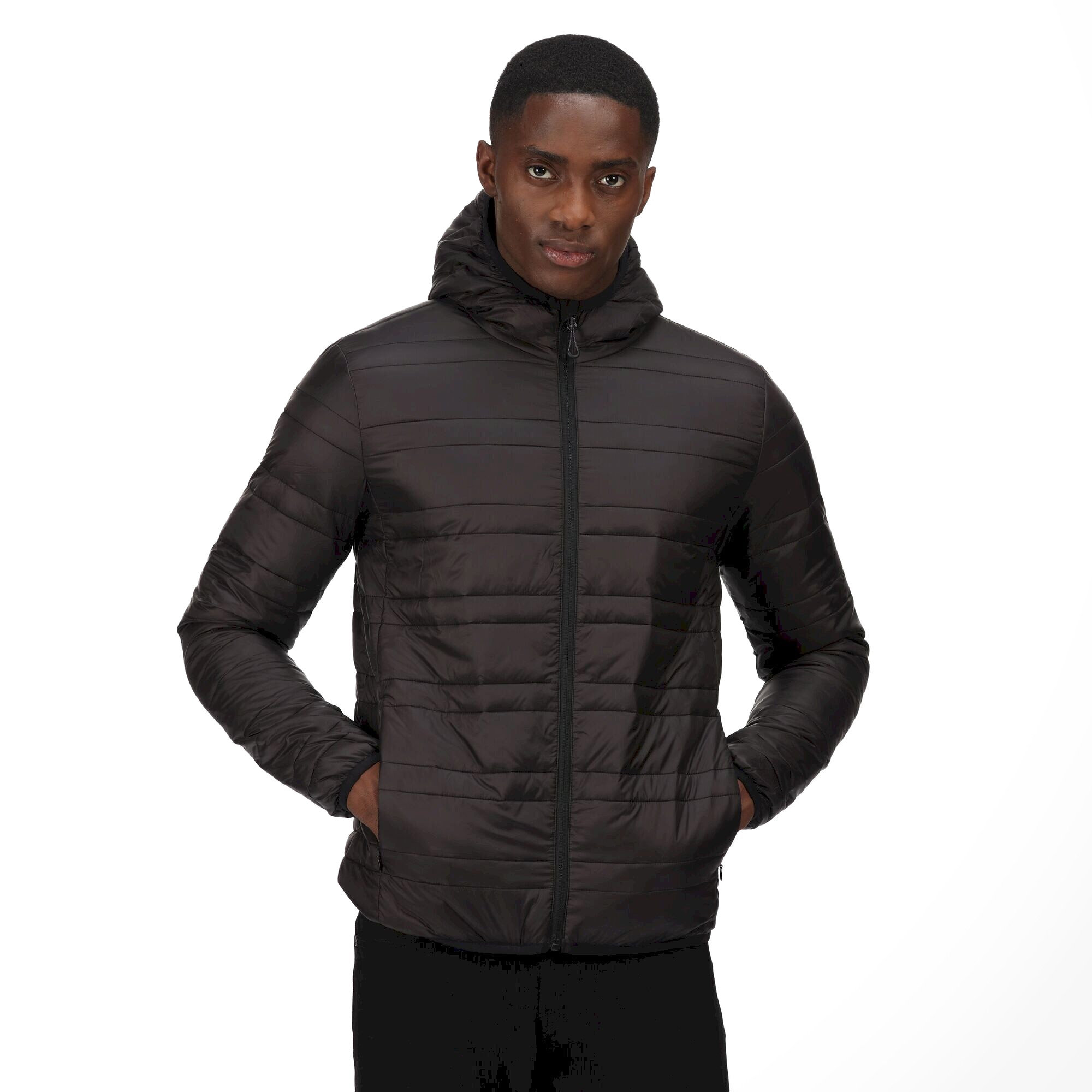 Regatta Mens Firedown Padded Jacket Black M