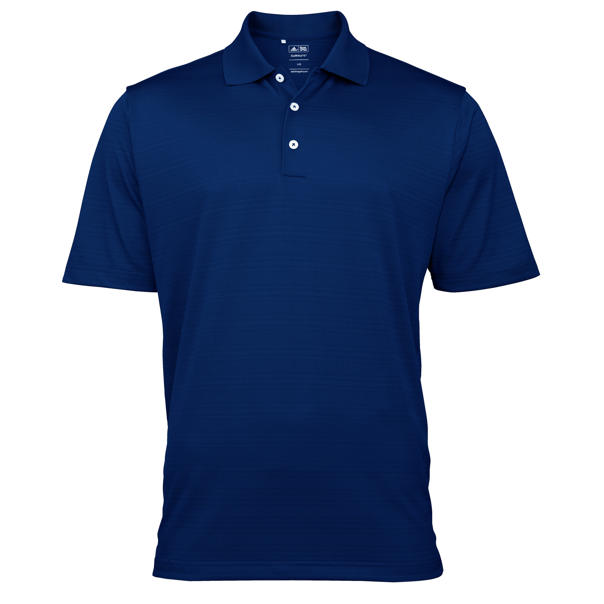 Adidas Golf Climalite Mens Textured Solid Short Sleeve Plain Sports ...