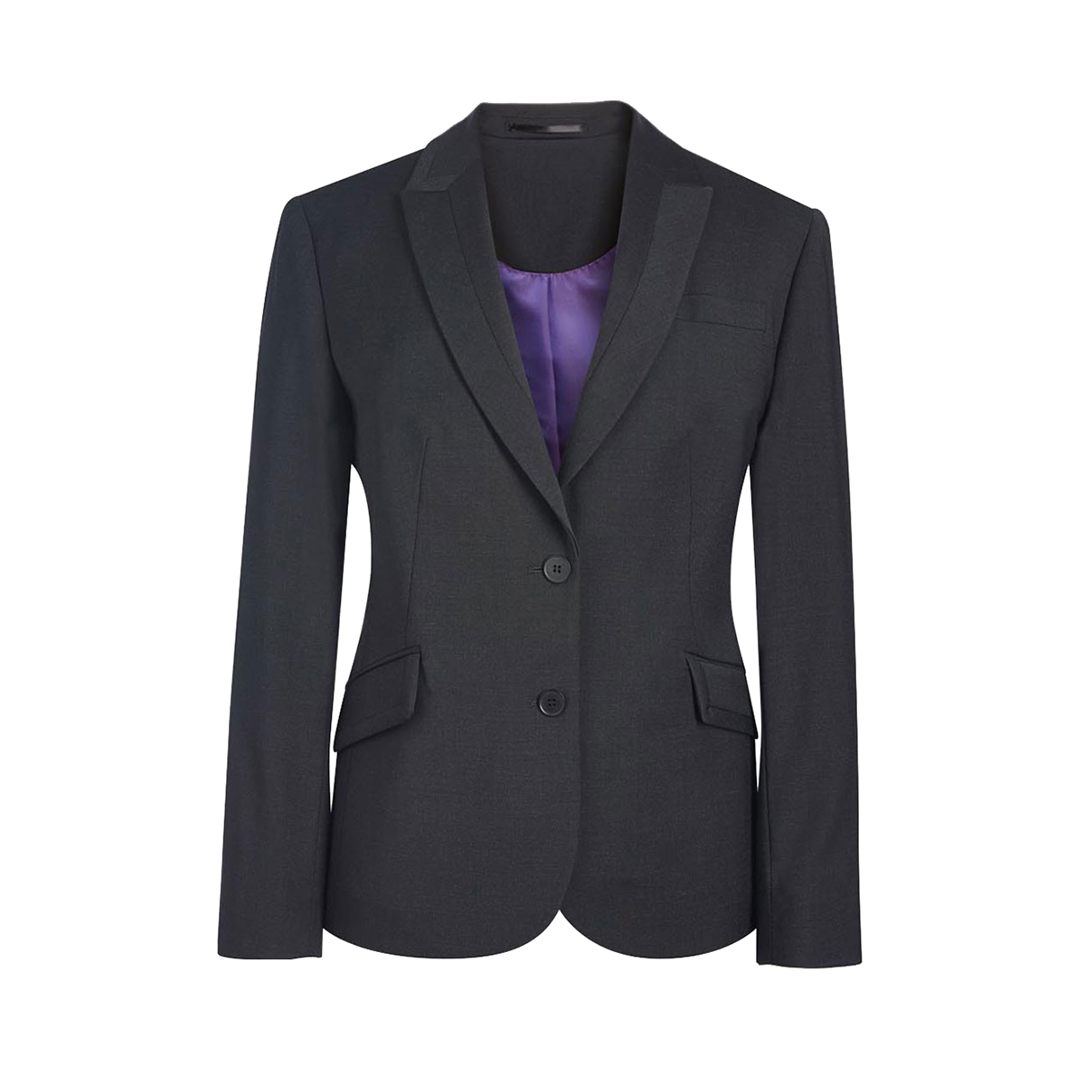 Brook Taverner Ladies/Womens Novara Semi Fitted Suit Jacket (12 x Regular) (Black) Brook Taverner Ladies/Womens Novara Semi Fitted Suit Jacket (12 x Regular) (Black)