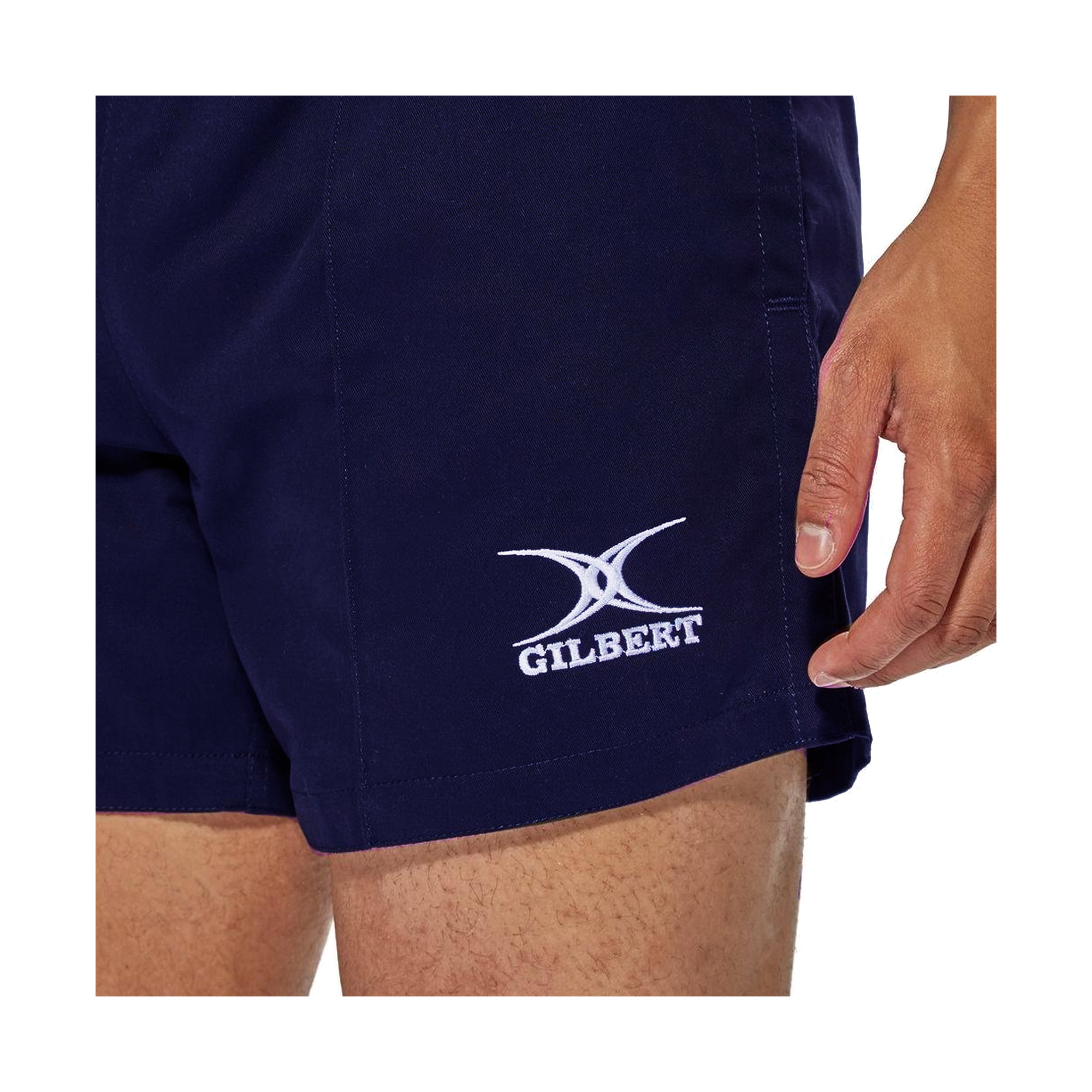 Gilbert Rugby Childrens/Kids Kiwi Pro Rugby Shorts (7-8 Years) (White)