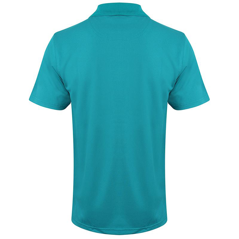 Henbury Mens CoolplusÂ® Pique Polo Shirt (S) (Olive)