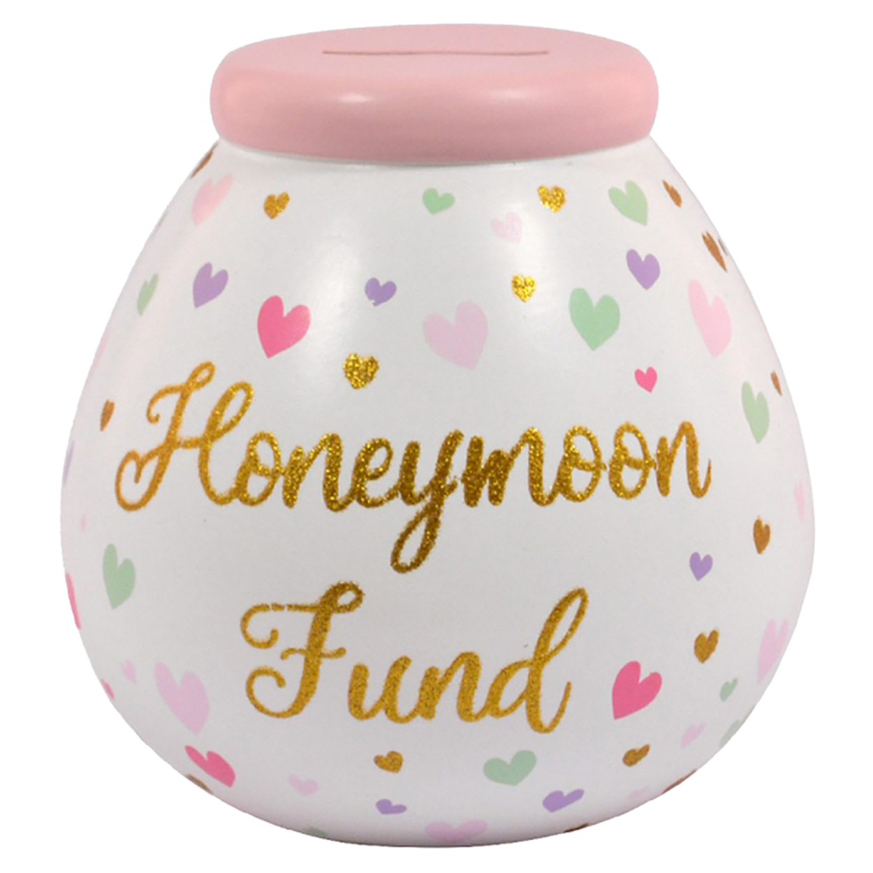 50654 Pot Of Dreams Ceramic Gift Money Box/ Pot HONEYMOON FUND Break To Open 50654 Pot Of Dreams Ceramic Gift Money Box/ Pot HONEYMOON FUND Break To Open