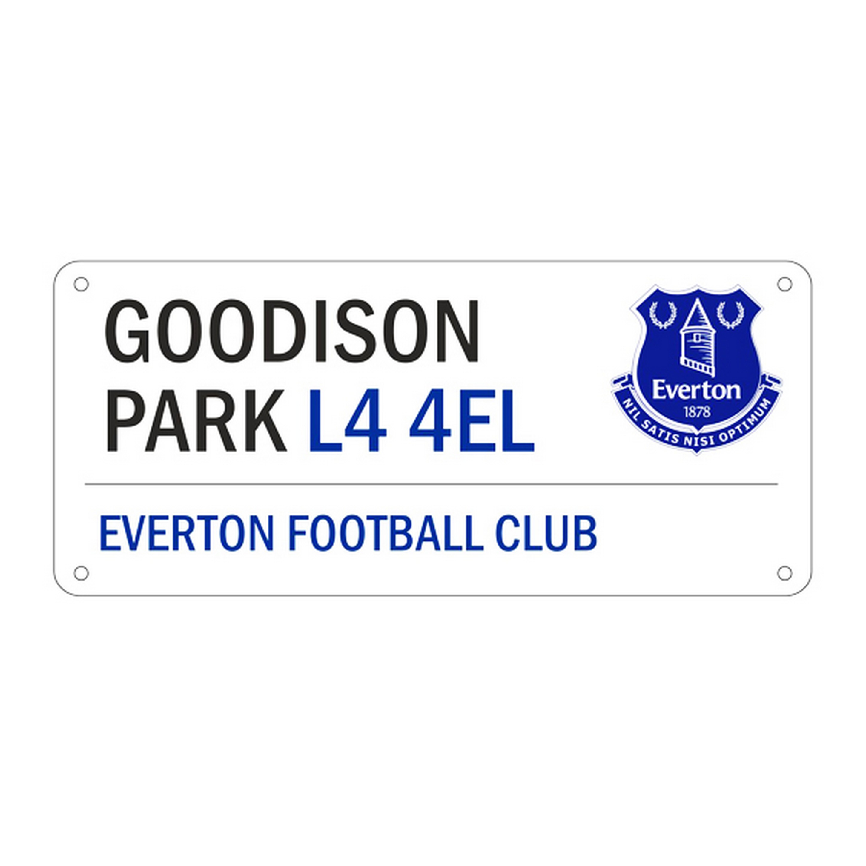 Everton FC Official Football Crest Street Sign (SG6670)  eBay