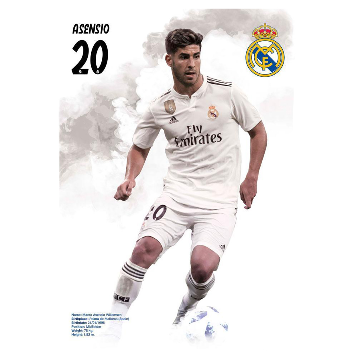 Real Madrid CF Asensio Poster (TA1919) | eBay