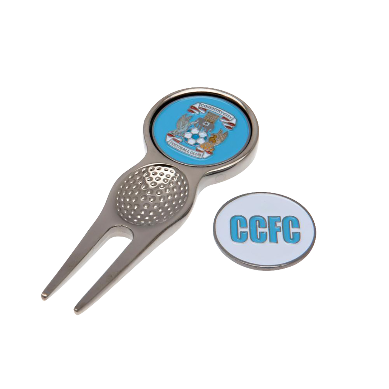 Coventry City FC Official Divot Tool With Marker (One Size) (Multicolour)