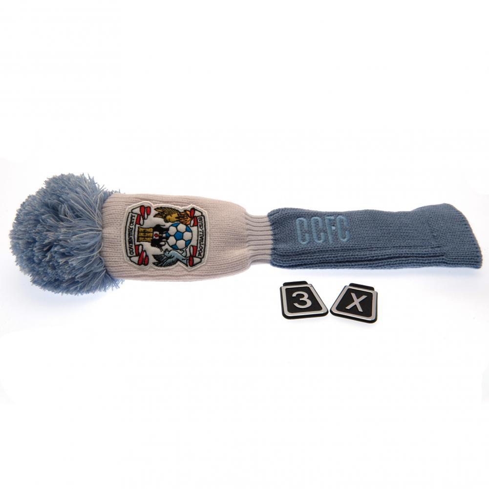 Coventry City FC Pom Pom Fairway Headcover (One Size) (Sky Blue)
