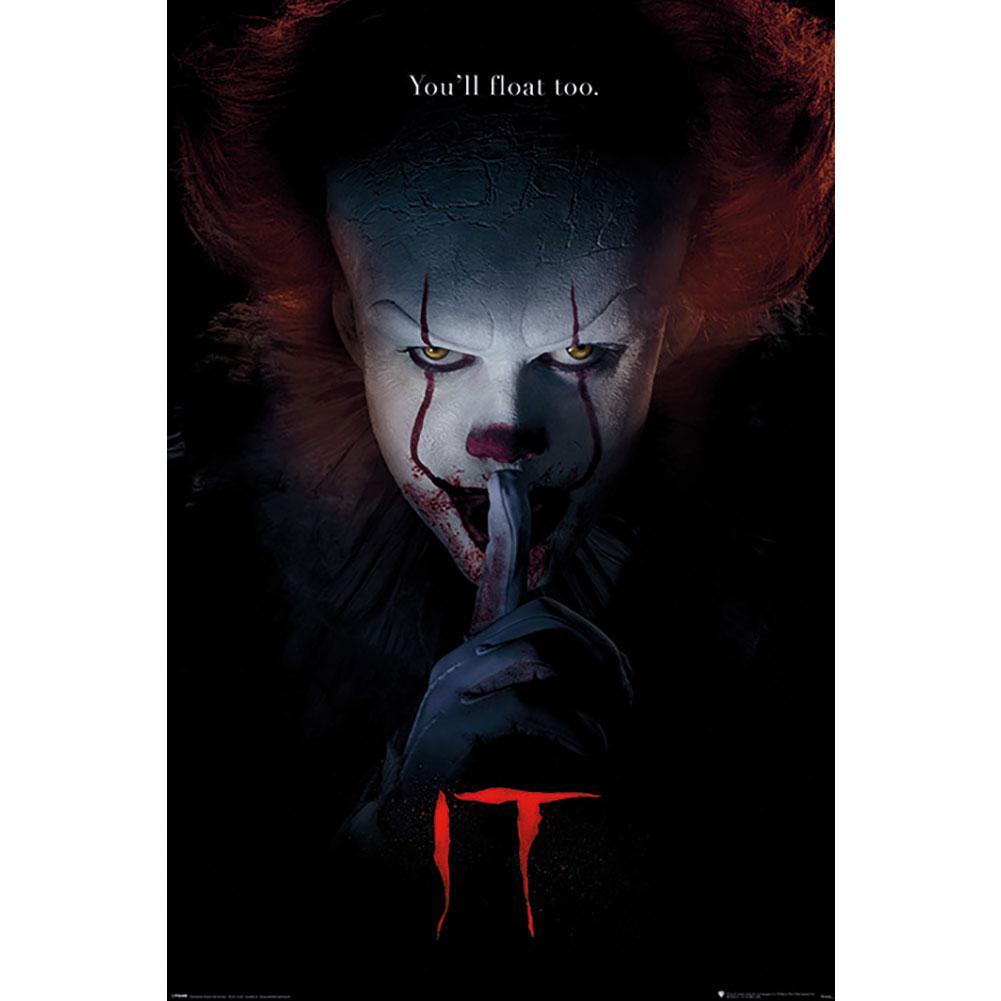 COMES BACK POSTER 22x34 MOVIE PENNYWISE 17659 IT CHAPTER 2