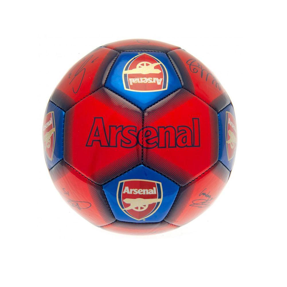 Arsenal FC Signed Ball (Size 1) (Red)