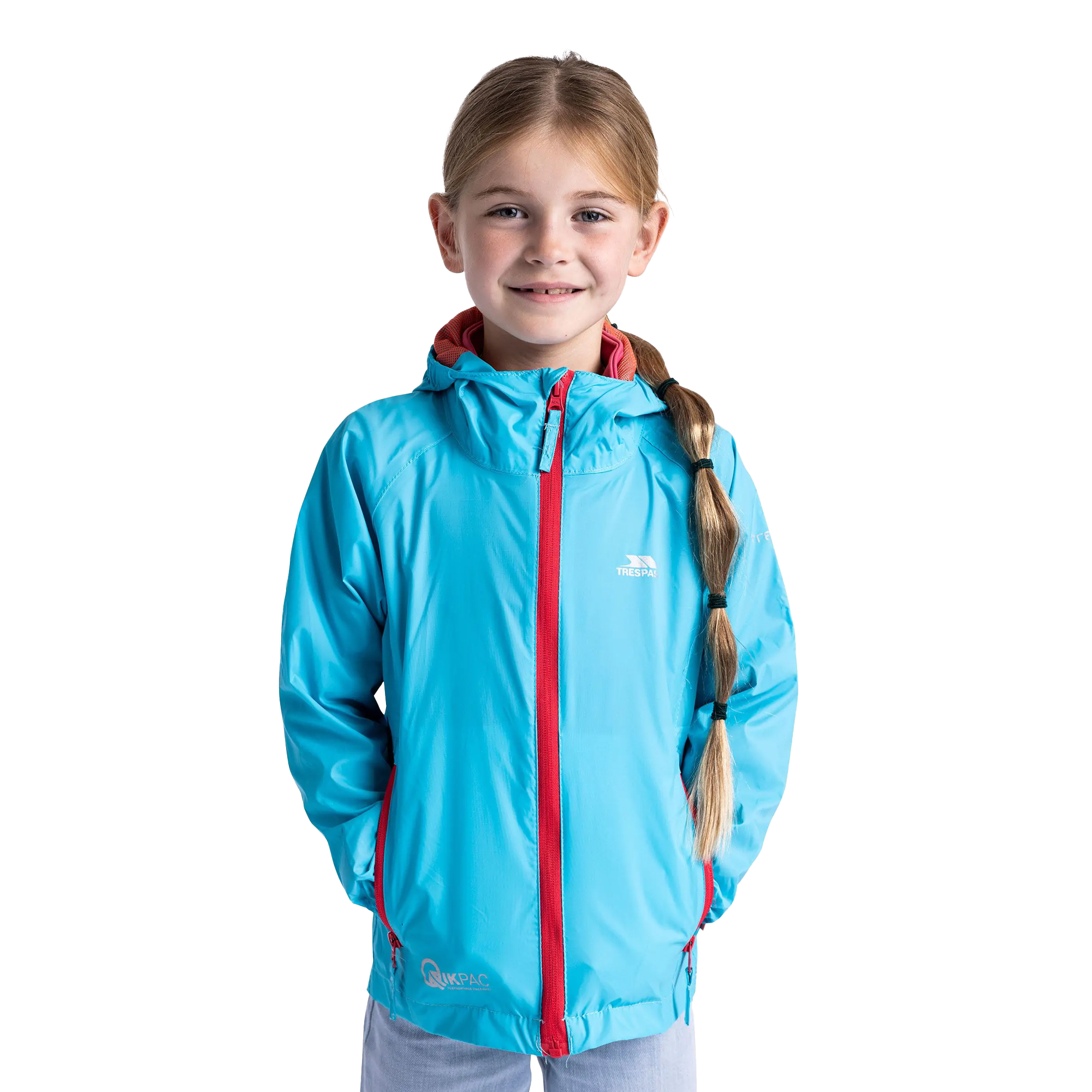 Trespass Childrens/Kids Qikpac Waterproof Packaway Jacket / 7/8 Years / Leaf