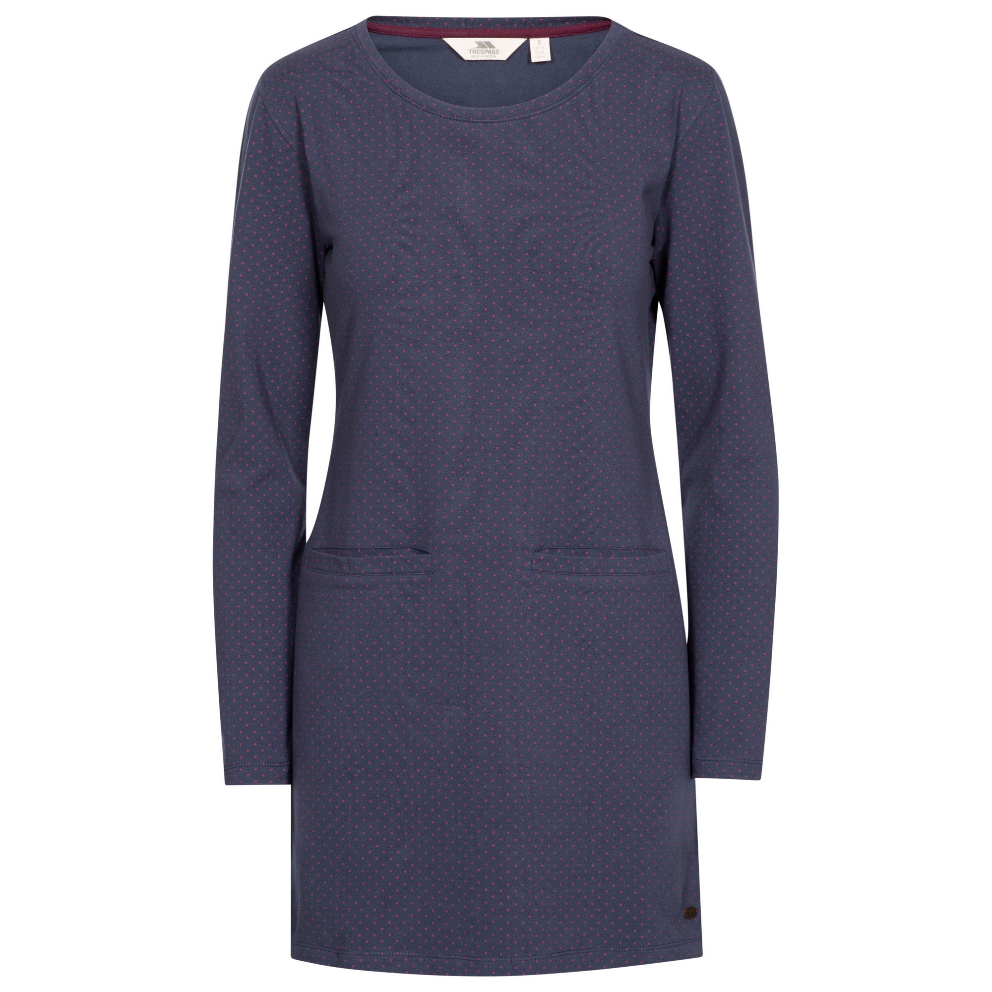 Trespass Womens/Ladies Ronnie Casual Tunic (XXL) (Navy Marl Spot)