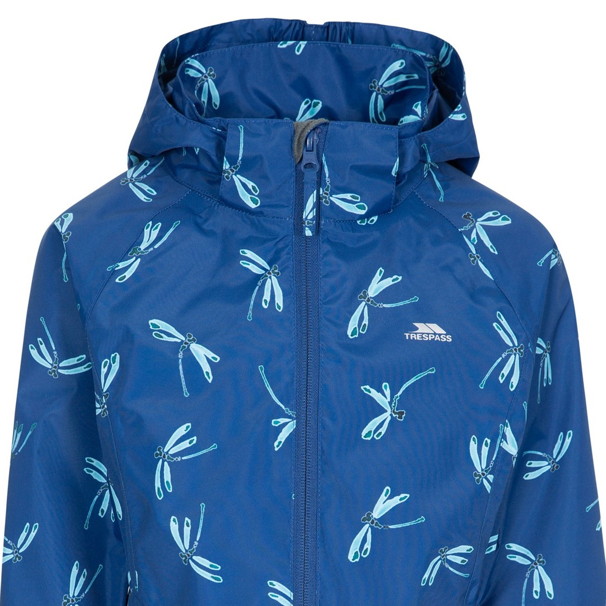 Trespass Childrens Girls Nasu Hooded Waterproof Jacket//Coat