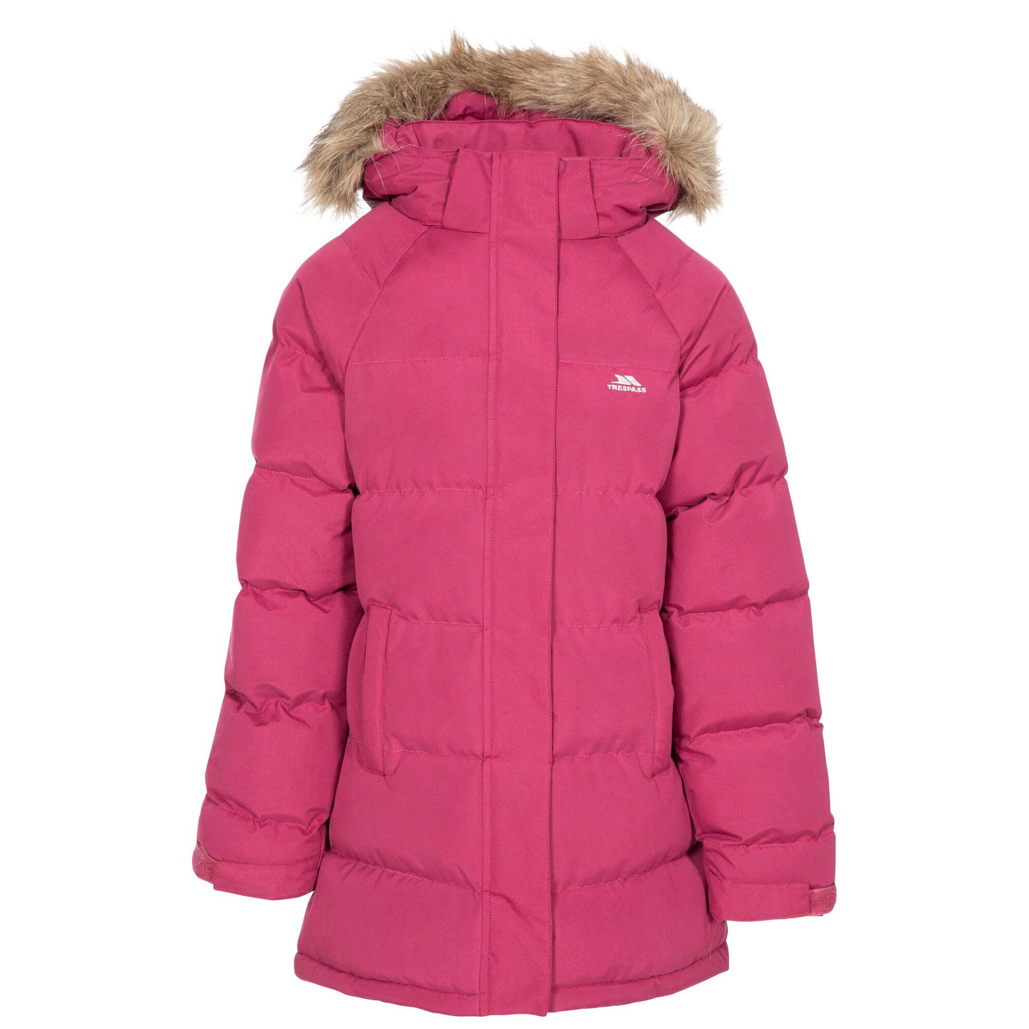 Trespass Girls Unique Padded Jacket / 5-6 Years / Navy