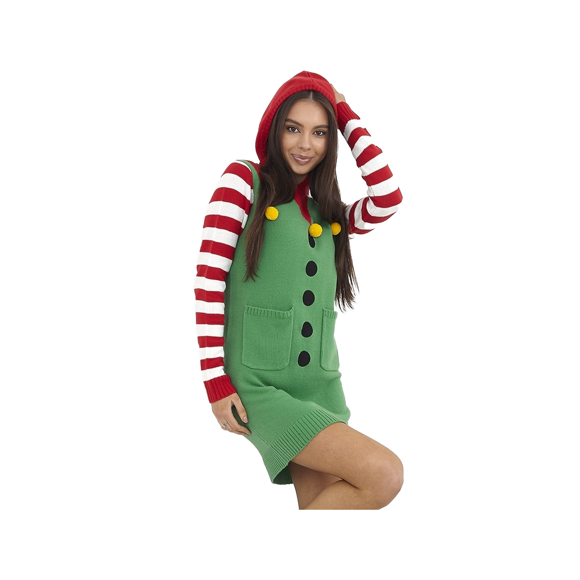 brave soul christmas jumper dress