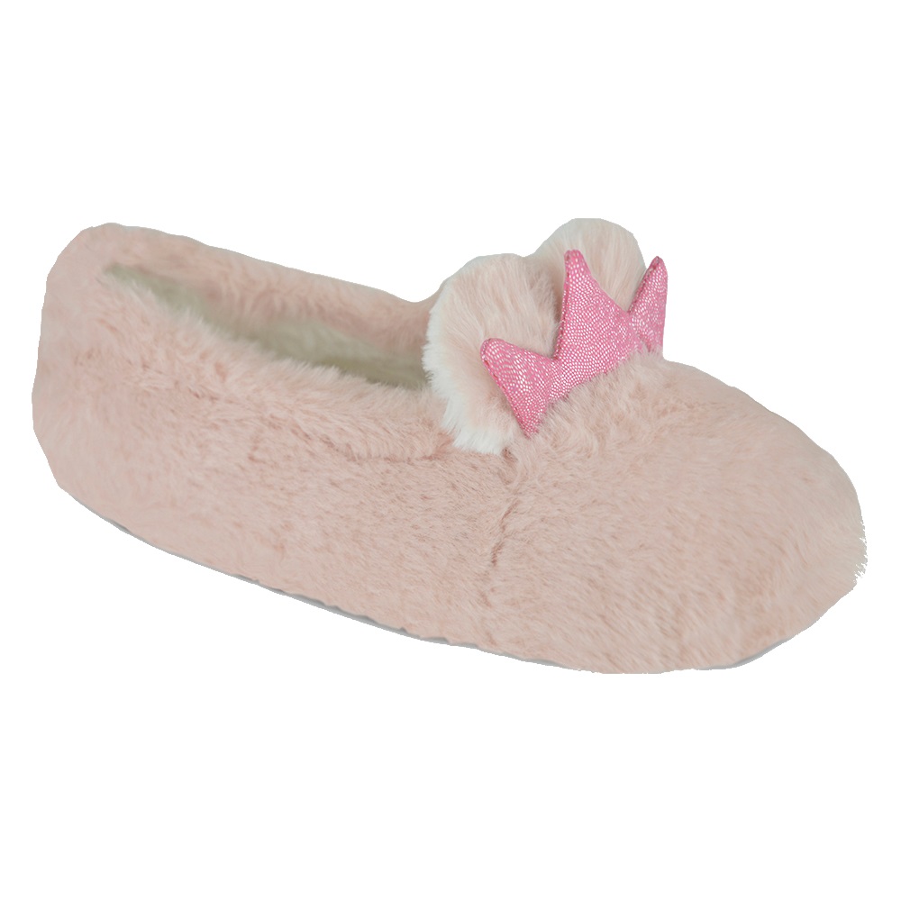 Pantofole Ballerine Con Orecchie di Coniglio o Corona Bambine 517