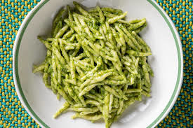 trofie with pesto