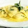 Ravioli di porcini burro e salvia e noci