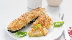 Barchetta di Zucchine al tonno con patate arrosto