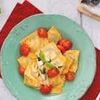 Ravioli ripieni di Scampi con pomodori datterini