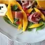 Prosciutto crudo di parma con insalata songino