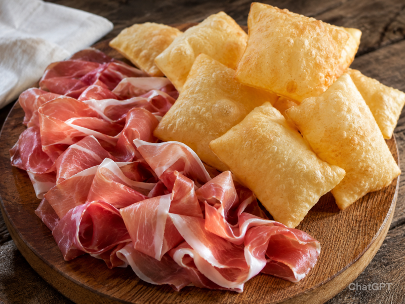 Gnocco fritto con crudo