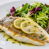 Filetto di orata al limone con misticanza