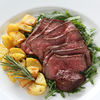 tagliata di manzo con patate chips