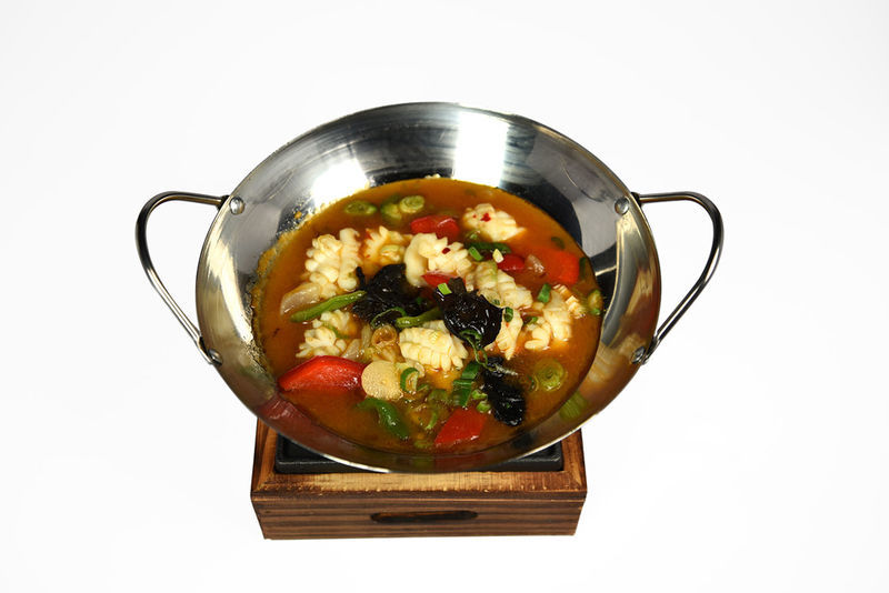 371. Scodella di fuoco di calamari (piccante)