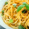 Spaghetti alla chitarra bottarga e limone