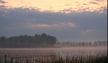 Vakara un rīta mākoņi.