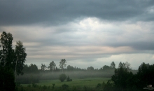 Rīta mākoņi.