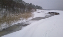 10. janvāris Saulkrastu pludmalē.