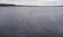 Ziemeļkurzemes upes pēc lietavām.