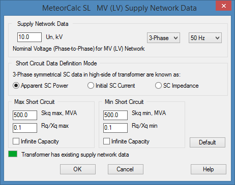 MeteorCalc SL - Supply Network Data