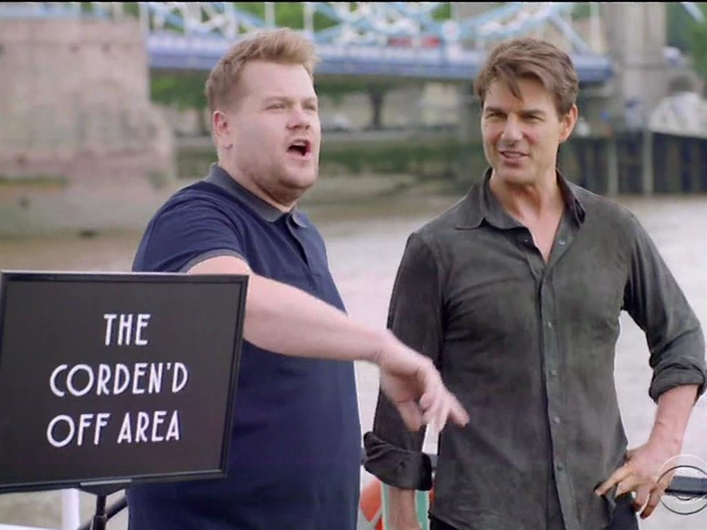 Corden won't stop shooting in London despite terror attacks