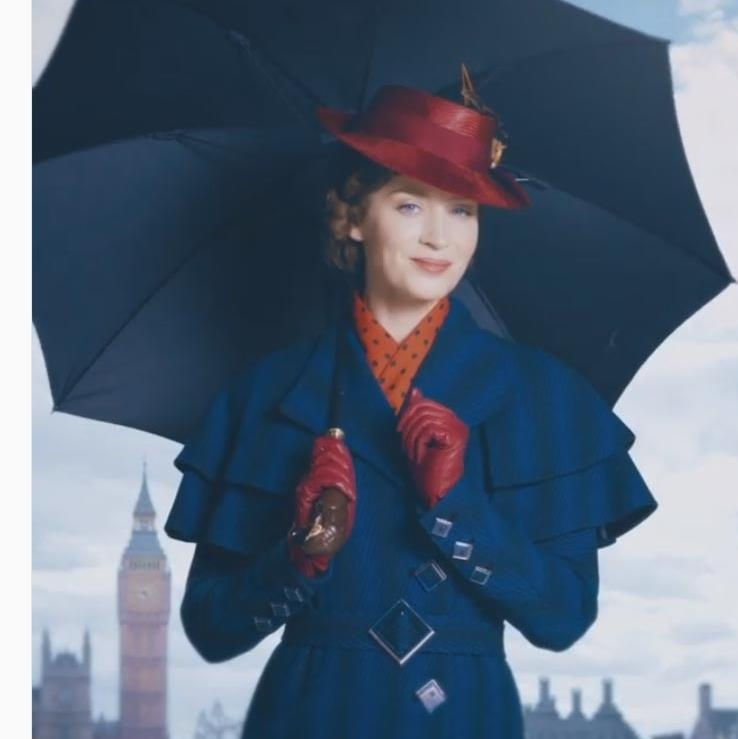 Emily Blunt is in spit spot form as Mary Poppins
