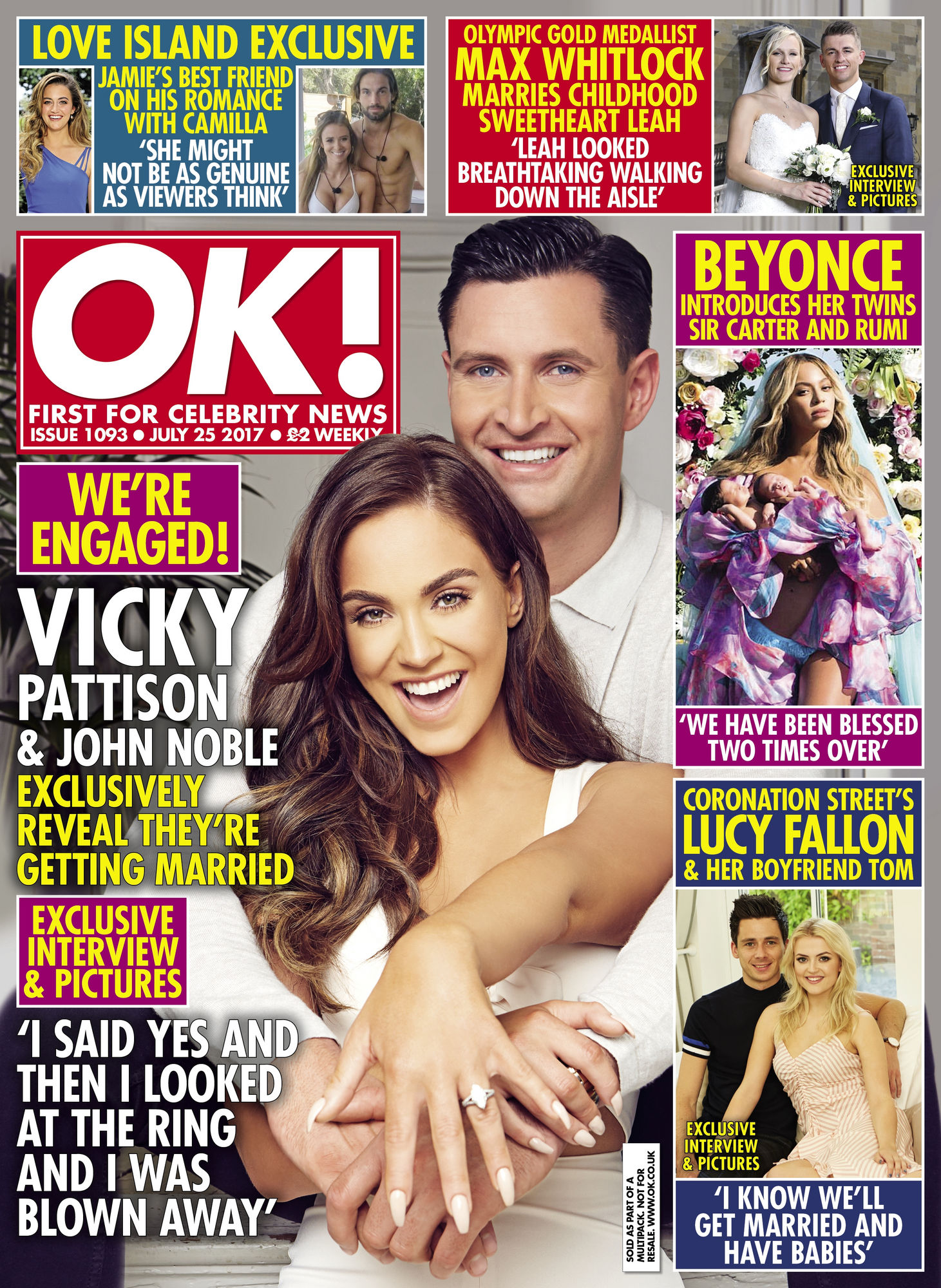 Vicky Pattison and John Noble