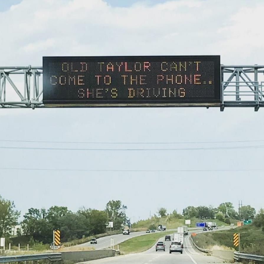 A Taylor Swift reminder about road safety