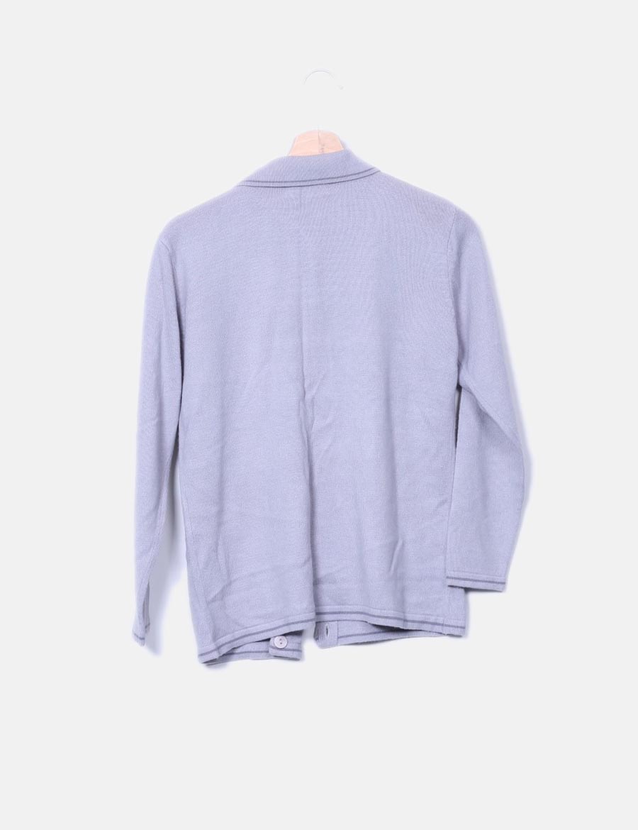 Cárdigan online de 2 abotonado Abrigos Mujer Chaquetas gris y 1Or7q14
