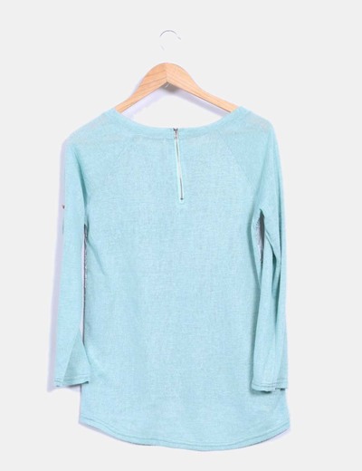 Verde Bolsillo descuento Do Detalle Y Combinada Blanca Sudadera 5BxTqOv
