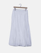 Falda blanca larga Promod