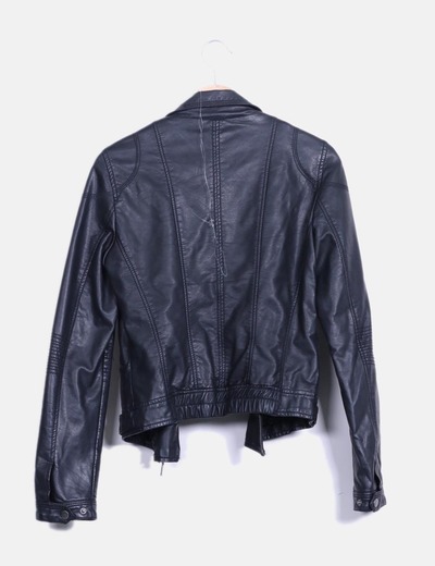 Chaqueta Chaqueta Chaqueta Biker Negra Biker Polipiel Negra Polipiel Polipiel Negra Chaqueta Biker shQdtr