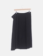 Falda maxi fluida negra Asos