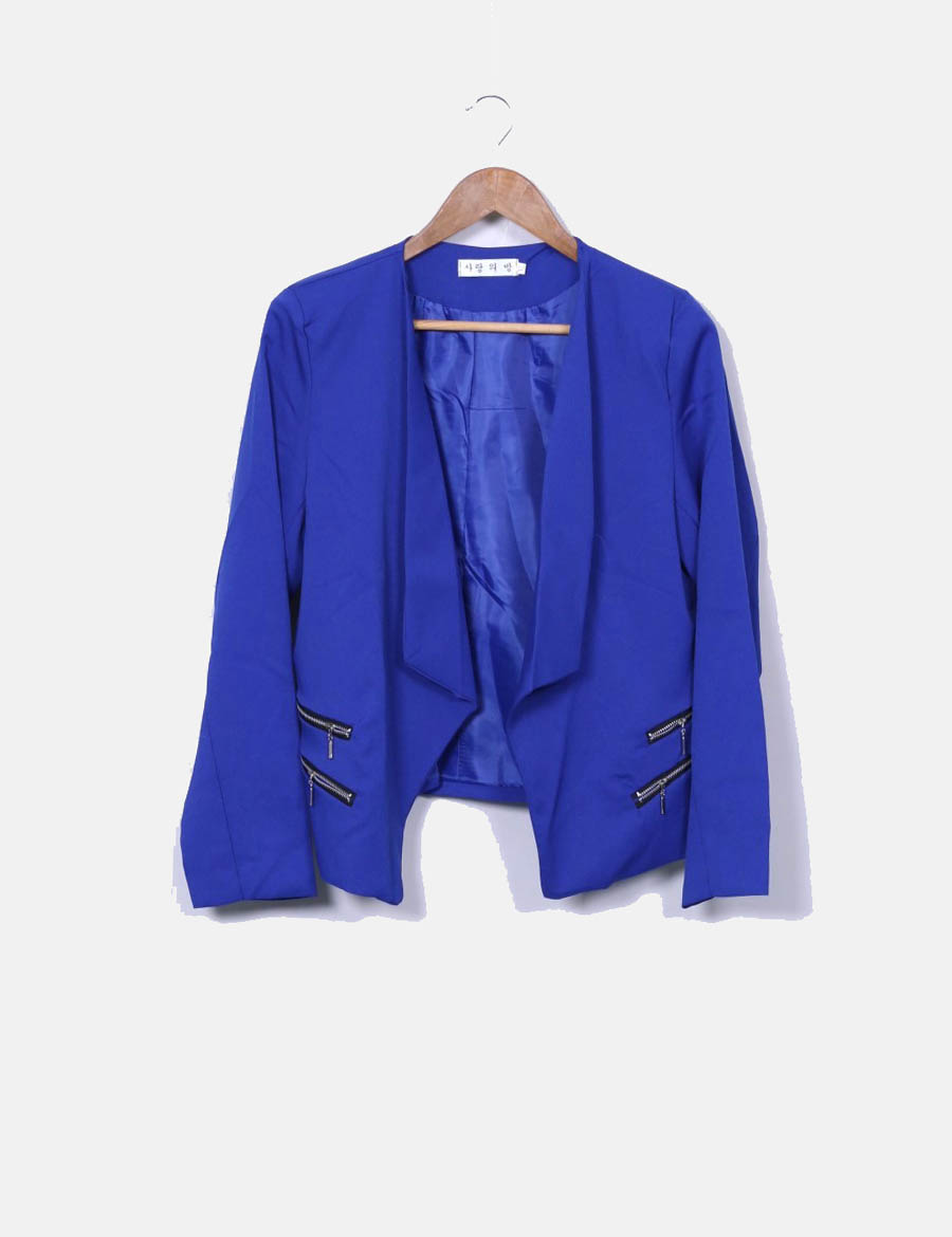 y de Blazer cremalleras baratos azul NoName Mujer klein online nnBvS