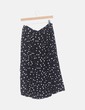 Falda maxi negra con topos Asos