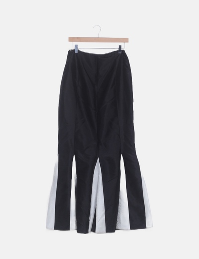 Falda corte sirena negro