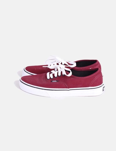 zapatillas granates vans mujer zapatillas granates vans mujer