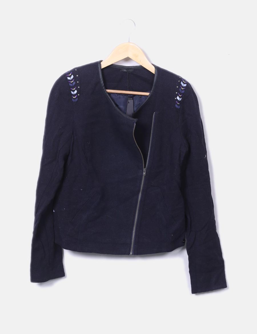 Y Azul Online Chaqueta Étnica Mujer Ikks Chaquetas De Baratos zaAq1wzR